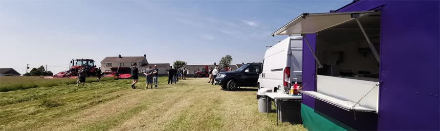 burger van hire wales