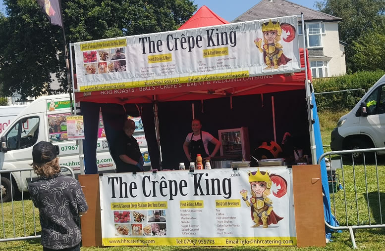The Crêpe King stall