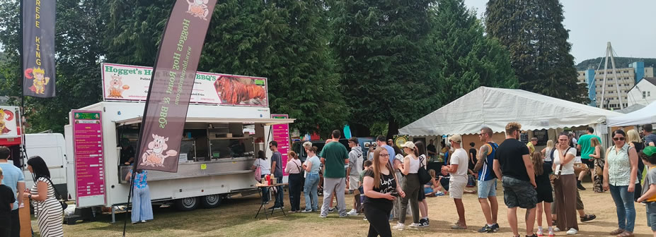 Combined catering and entertainment packages across Wales