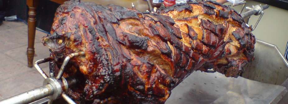 Hog roast catering