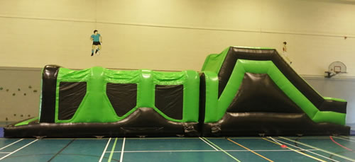 large assault course hire wales