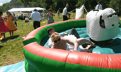 weddin fun hire aberystwyth